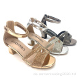 Neue Sommer mit niedrigem Heeled Peep-Toe Prinzessin Sandalen